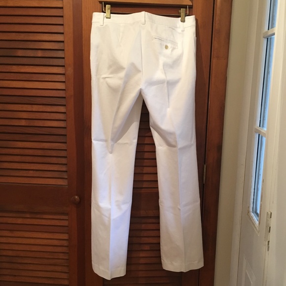 Ralph Lauren Adelle white straight leg pants - Picture 3 of 5